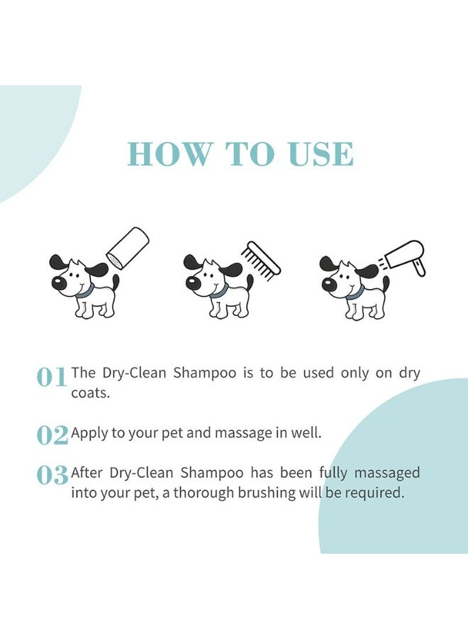 بايولاين شامبو التنظيف الجاف للحيوانات بدون ماء معطر ومنعش 100 جم - Image 3